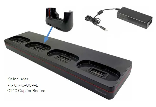 HONEYWELL MULTIDOCK 4-BAY CT40/CT45/CT47 W/BOOT