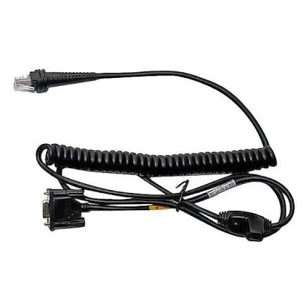[CBL-020-300-C00-01] Honeywell 3m Coiled RS232 DB9F Scanner Cable