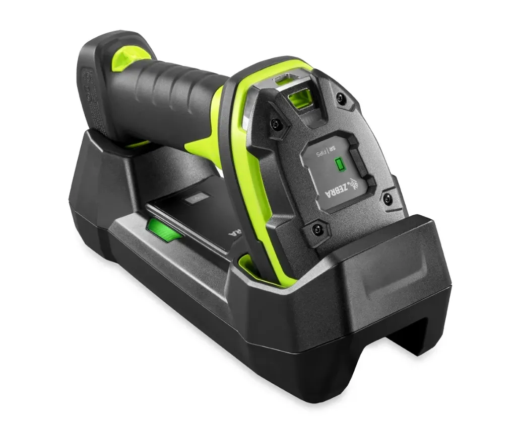 [DS3678-ER3U42A2SVW] Zebra DS3678-ER Ultra-Rugged Cordless 2D Barcode Scanner Kit (Extended Range, FIPS, Bluetooth, USB, Industrial Green)