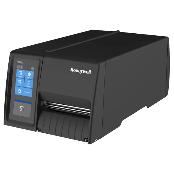 [PM45CA1000030210] Honeywell PM45C Industrial Label Printer – 203 DPI, Direct Thermal, Touch Display, Ethernet, Rewinder & Label Taken Sensor